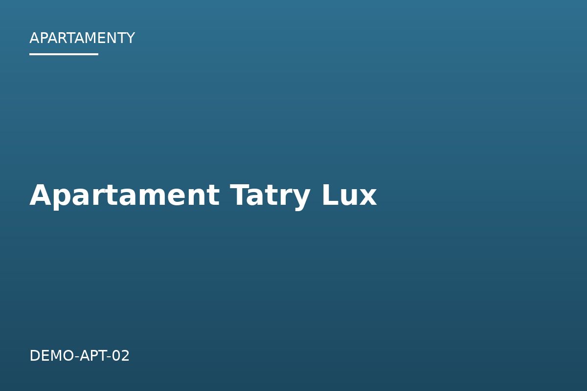 Apartament Tatry Lux