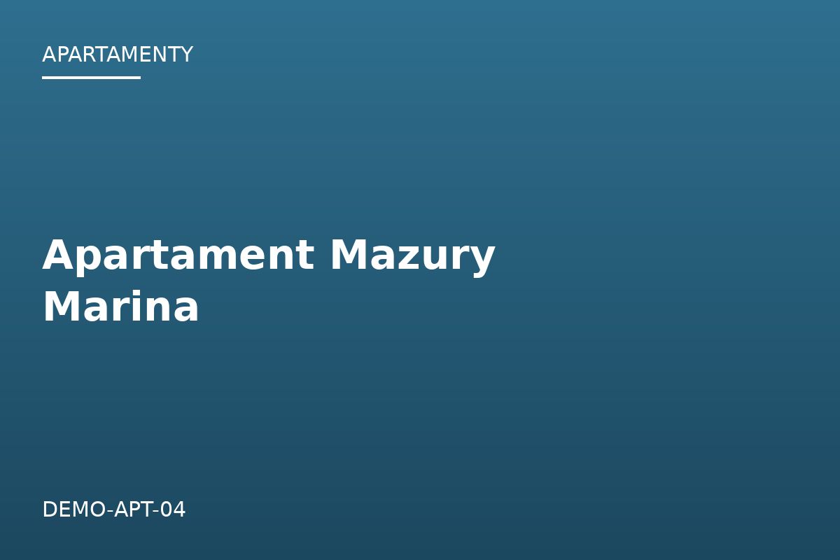 Apartament Mazury Marina