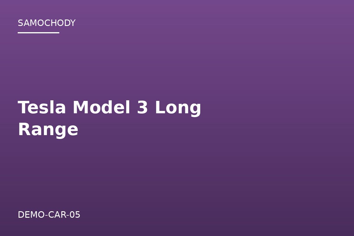 Tesla Model 3 Long Range