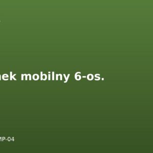 Domek mobilny 6-os.